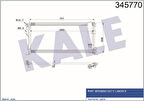Kale 345770 Kondenser Al Al Colt V-Lancer VI 1787795