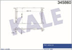 Kale 345860 Motor Su Radyatörü Audi A4 Avant 12-15 A5 07- 8K0121251AB