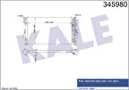 Kale 345980 Motor Su Radyatörü Viano W639 03-Vito W639 03- 6395010701