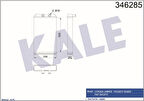 Kale 346285 Kalorifer Radyatörü Jumper Boxer Ducato 2.2HDI 2.8 2.8TD 2.8HDI 99-05 46722710