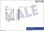 Kale 347135 Kalorifer Radyatörü Toyota Corolla Auris VVTI 2002-2006 8710702100