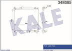 Kale 348085 Motor Su Radyatörü Vitara 1.6 90-98 Manuel 5 Kapı 26mm 1770056B00
