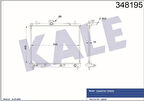 Kale 348195 Motor Radyatörü Daihatsu Terios 1.5 2005-Otomatik Vites 16400B1140