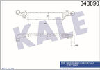Kale 348890 Turbosarj Radyatörü E-Serisi W210 96-99 S210 96-98 2105001200