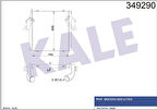 Kale 349290 Intercooler Radyatörü Mercedes Benz Actros MP2 3 1841 1844 1848 1849 9425010201