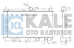 Kale 349900 Motor Su Radyatörü Accord 93-97 Prelude 96-00 Otomatik 350x668x16 19010P45G01