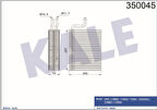 Kale 350045 Evaporator Combo-Corsa-Tigra-Vauxhall Combo-Corsa 1618092