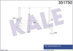 Kale 351750 Kalorifer Radyatörü Mercedes Benz Sk Ng A0028350801