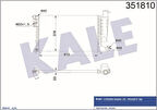 Kale 351810 Motor Su Radyatörü P306 Xsara 93 97 1.8 1.6L Klimalı Ölçü 612x378x23 1330.45