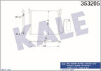 Kale 353205 Klima Radyatörü Vectra C Signum 1850084