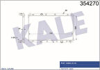 Kale 354270 Motor Su Radyatörü Honda CRV 2.2 CTDI 4WD 2007-Re6 Motor 19010R06E01