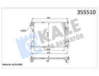 Kale 355510 Motor Su Radyatörü Hyundai ix20-Kia Venga 253101P600