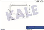 Kale 367300 Motor Radyatörü 600x304x42 Audi 80 90 Coupe 893121251