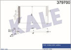 Kale 379700 Klima Radyatörü Kondanser Komple Hyundai Elantra 1996-1999 9760629000