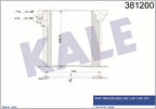 Kale 381200 Klima Radyatörü V-Class 638 2 97-03 Vito 638 97-02 6388350170