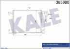 Kale 385900 Klima Kondenseri Jeep Al-Al 540X428X16 55115864