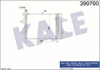 Kale 390700 Klima Radyatörü Polo Cordoba Ibiza II IV Fabia Roomster 1.0 1.2 1.4 1.6 1.8 1.9TDI 93-15 5Z0820411E
