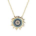 Altın Güneş Nazar Kolye (KLY0029)