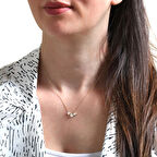 Altın 3 Taşlı Tria Kolye (KLY0039)