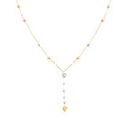 Altın Toplu Dorika Zincir Kolye (KLY0074)