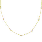 Altın İncili Zincir Kolye (KLY0273)