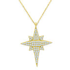 Altın Kutup Yıldızı Kolye (KLY0427)