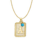 Tasarım Yeni Model Altın A Harfi Kolye (KLY0520)