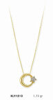 14 Ayar Altın Ay Yıldız Kolye KLY1013