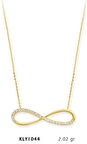14 Ayar Altın Sonsuzluk Kolye KLY1044