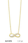 14 Ayar Altın Sonsuzluk Kolye KLY1095