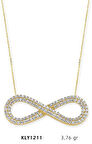 14 Ayar Altın Sonsuzluk Kolye KLY1211