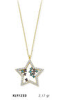 14 Ayar Altın Yıldız Kolye KLY1233