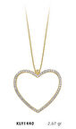 Harem Altın 14 Ayar Altın Kalp Kolye KLY1440