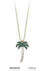 14 Ayar Altın Palmiye Kolye KLY1573