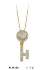 Harem Altın 14 Ayar Altın Anahtar Kolye KLY1656