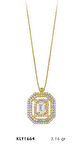 14 Ayar Altın Baget Model Kolye KLY1664