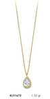14 Ayar Altın Damla Kolye KLY1671