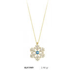 14 Ayar Altın Kar Tanesi Kolye  KLY1949