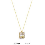 Harem Altın 14 Ayar Altın Baget Kolye KLY1958