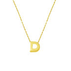 Harem Altın D Harfi 14 Ayar Minimal Kolye KLY2015