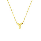 Y Harfi 14 Ayar Minimal Kolye KLY2026