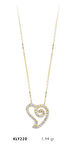 14 Ayar Altın Kalp Kolye KLY220