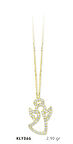 14 Ayar Altın Melek Kolye KLY366