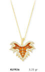14 Ayar Altın Yaprak Kolye KLY926