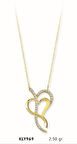 Harem Altın 14 Ayar Altın Kalp Kolye KLY969