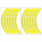 Bajaj Dominar Jant Şeridi Reflektörlü Geniş Neon Sarı