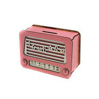 Kumbara Ahşap Nostaljik Kumbara Pembe