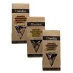 QUOKA Glutensiz, Rafine Şekersiz Tahinli Zencefil Fıstık Ezmeli, Kurabiye 3 Paket X 80gr 
