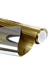 Gold Silver Aynalı Cam Filmi Amerikan Çizilmez 75 cm x 4 metre KML144