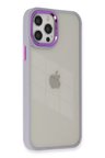 Newface Apple iPhone 12 Pro Max Kılıf Dora Kapak - Lila